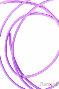 Leren veter - dikte 1.2 mm - lila